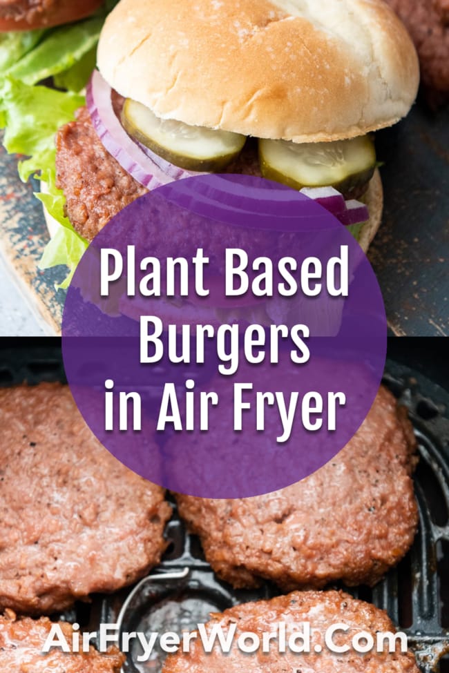 Air Fryer Beyond Burgers collage