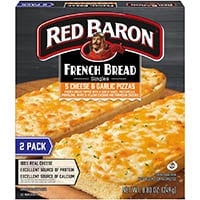 Red Baron Frozen French Bread Cheese and Garlic Pizza