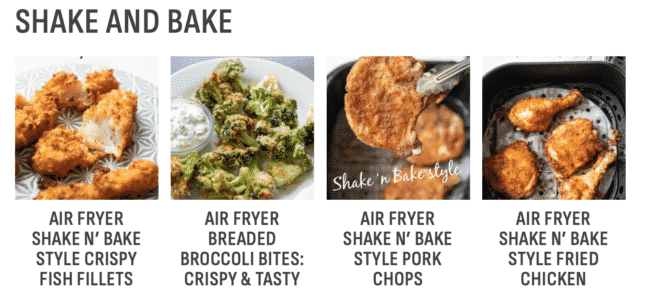 Air Fryer Shake and Bake Chicken