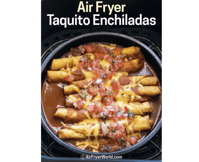 Air Fryer Frozen Taquitos or Flautas How to Cook Quick! Air Fryer World