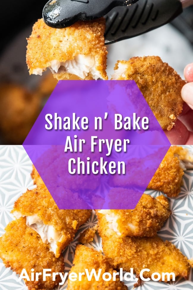 Air Fryer Shake and Bake Fish Fillets collage