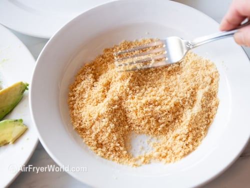 Combining breading