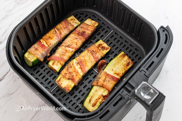 crispy bacon and zucchini