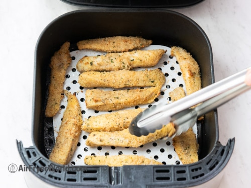 flipping fish sticks for air fryer fish sticks recipe