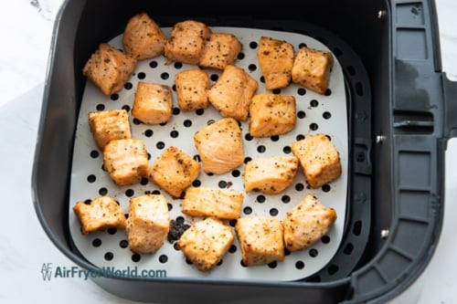 cooked salmon bites