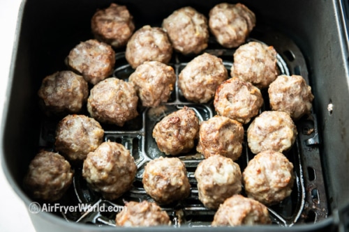 cooked swedish meatballs