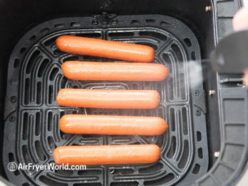 oil spraying wieners