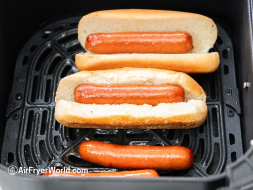 wieners in buns