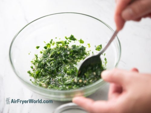stirring sauce