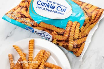 Frozen Crinkle Cut Fries In Air Fryer – Melanie Cooks