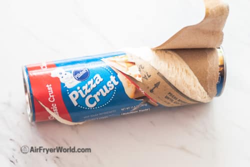 Air Fryer Pizza in 15 min with Canned Pizza Dough Crust | Air Fryer World