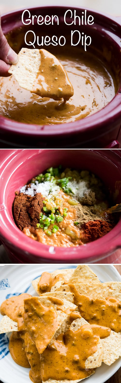 Slow Cooker Green Chile Queso Dip Recipe is Amazing! | @bestrecipebox