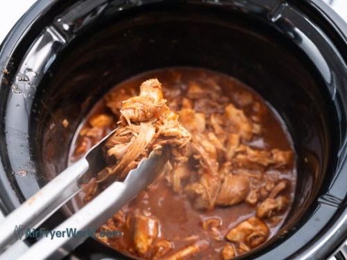 chicken soaking in the marinade sauce
