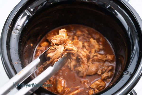 chicken soaking in the marinade sauce