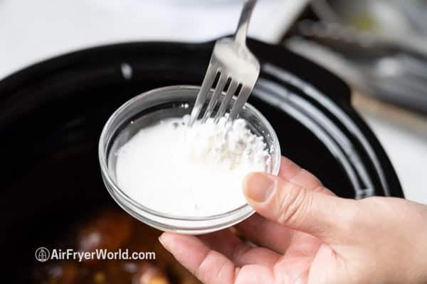 cornstarch slurry
