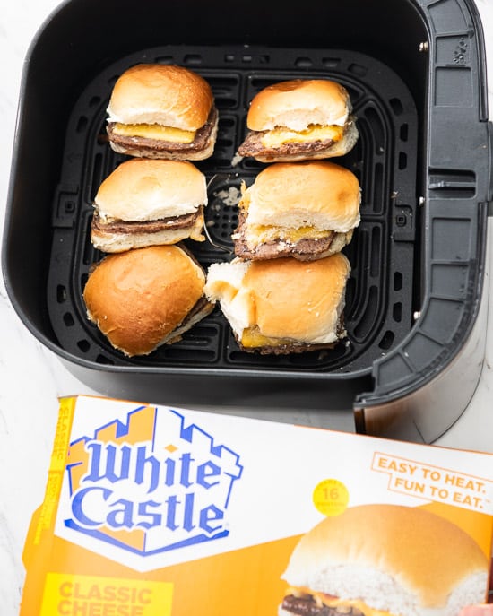 White Castle Sliders In Air Fryer